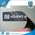 Hot sale one time use only non transfer black security label